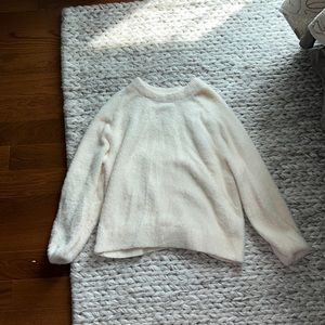 cream aerie sweater ! Super fuzzy size XS